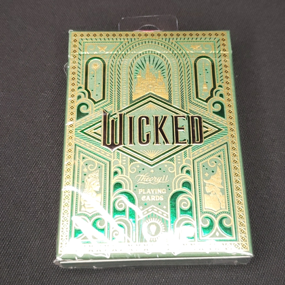 NWT SEALED WICKED WICKED PLAYING CARDS DECK 💚🖤